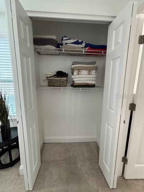 Additional storge space near laundry