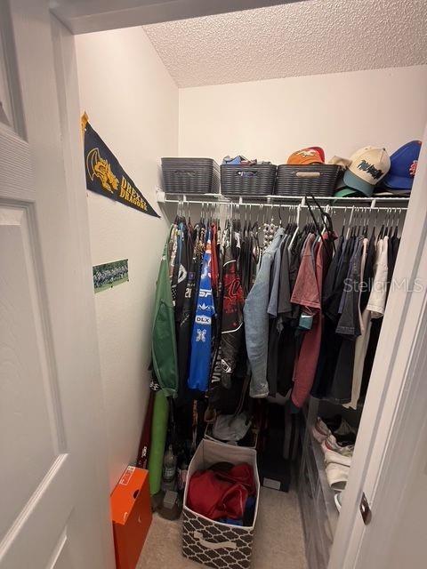 Huge closet space in 2nd bedroom