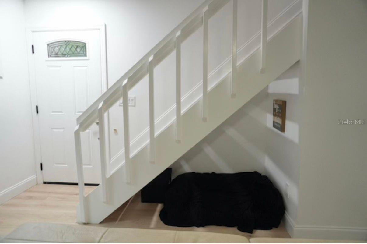 Useable under stairs Space