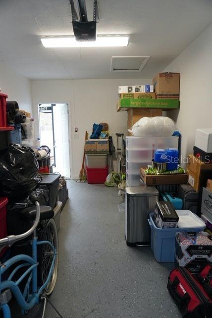 Finished one car garage wl genie opener