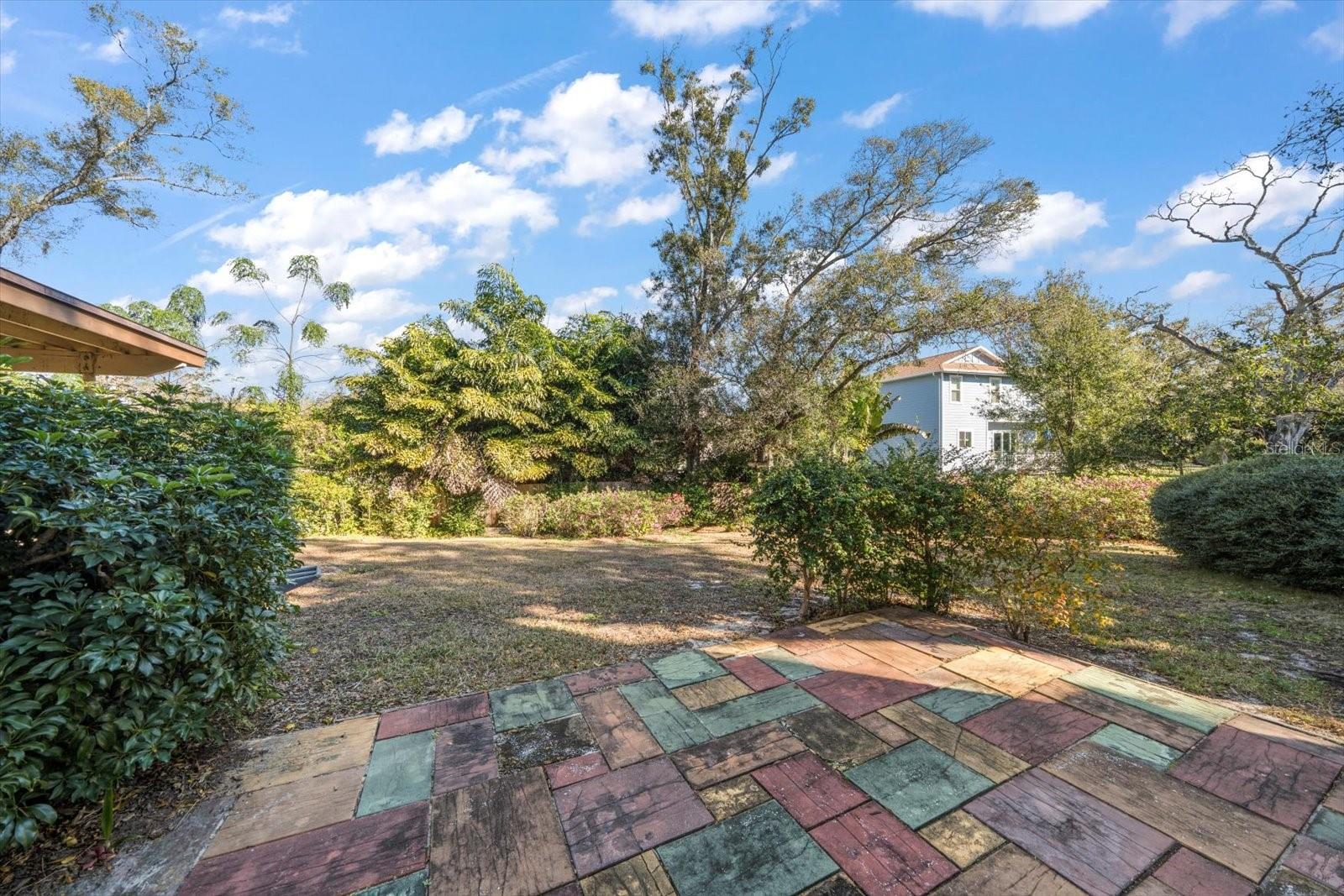 Open Patio off Lower Level