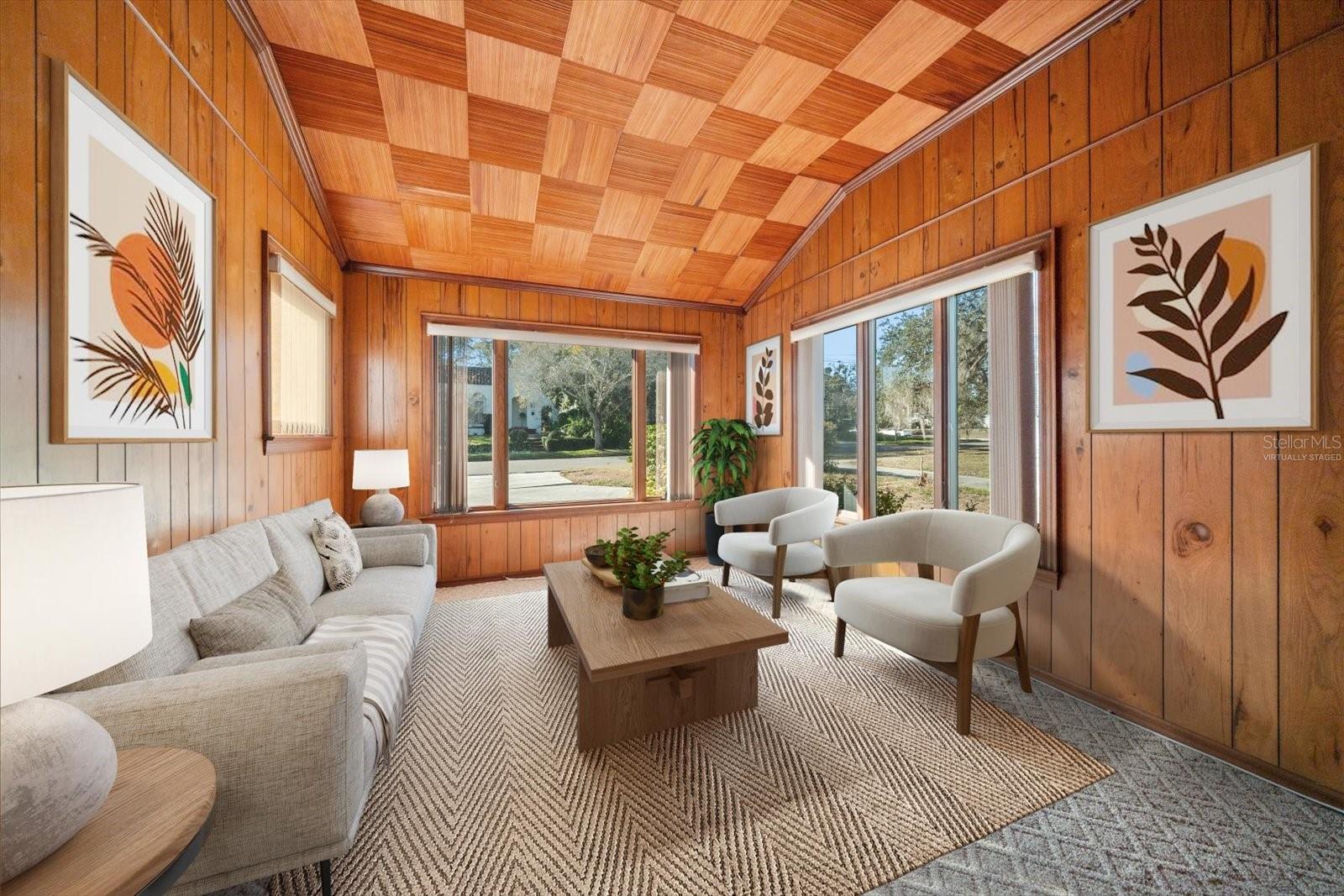 Virtually Staged Family Roon