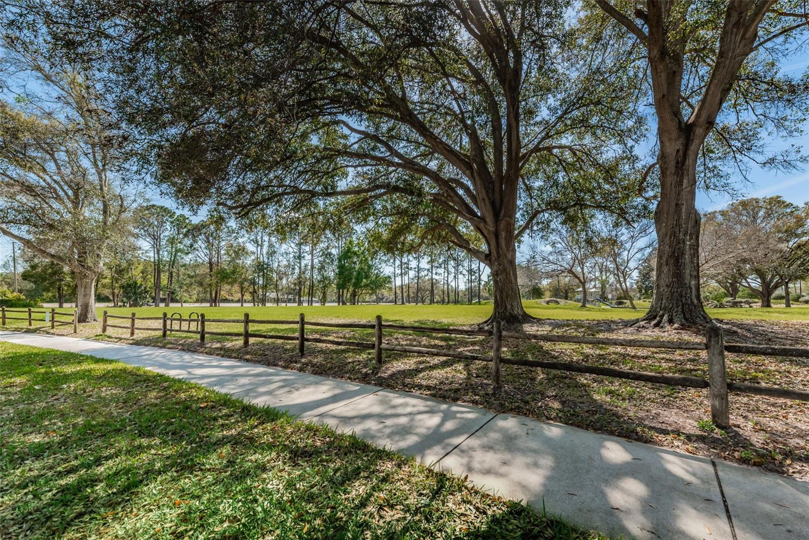 Waterford Crossing Park & playground visible from property