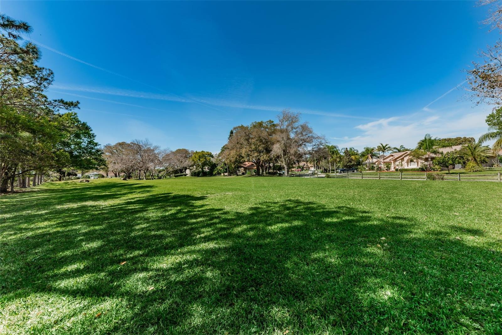 Waterford Crossing Park & playground visible from property
