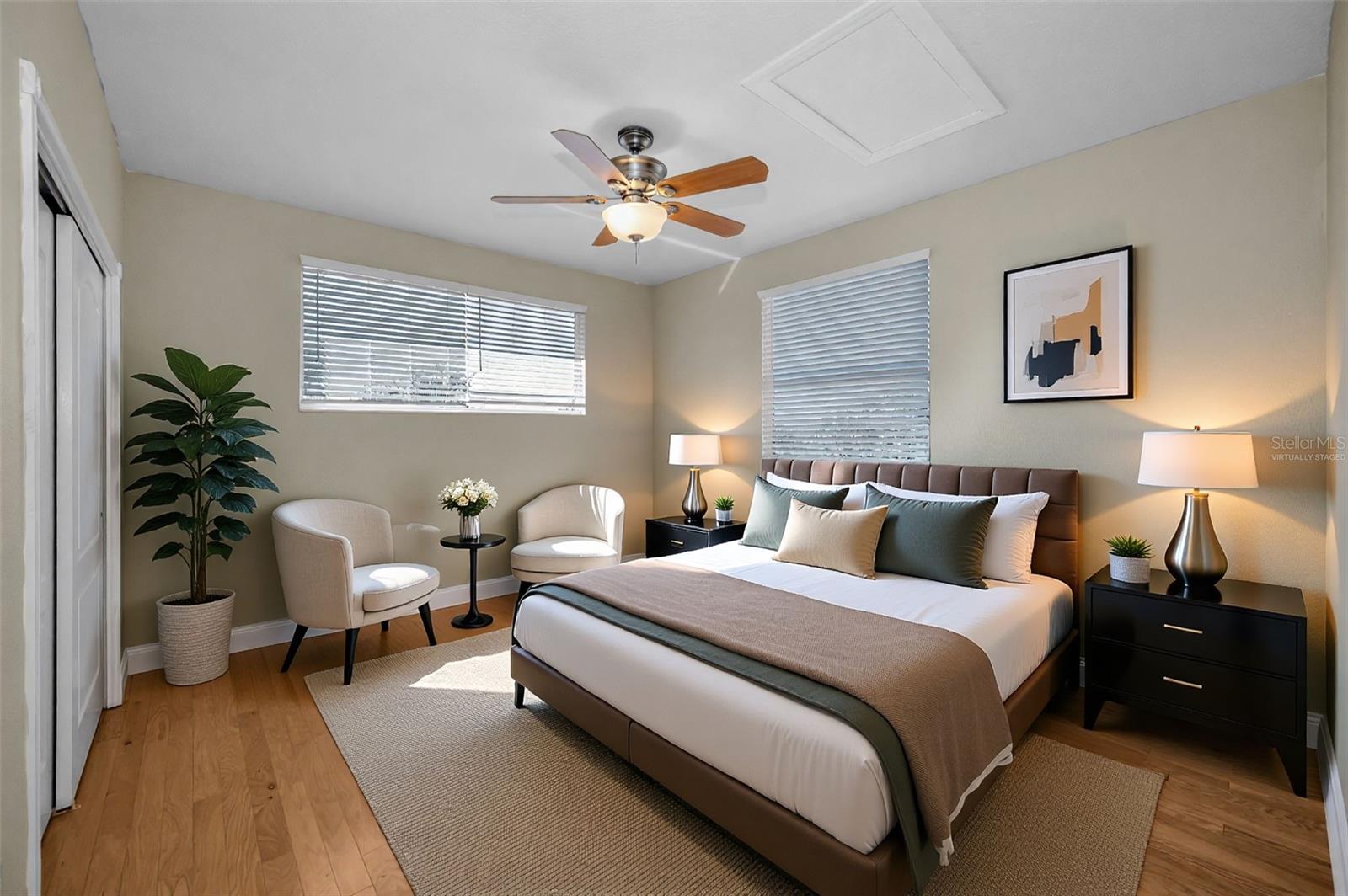 Upper Level Bedroom 5 - Virtually Staged