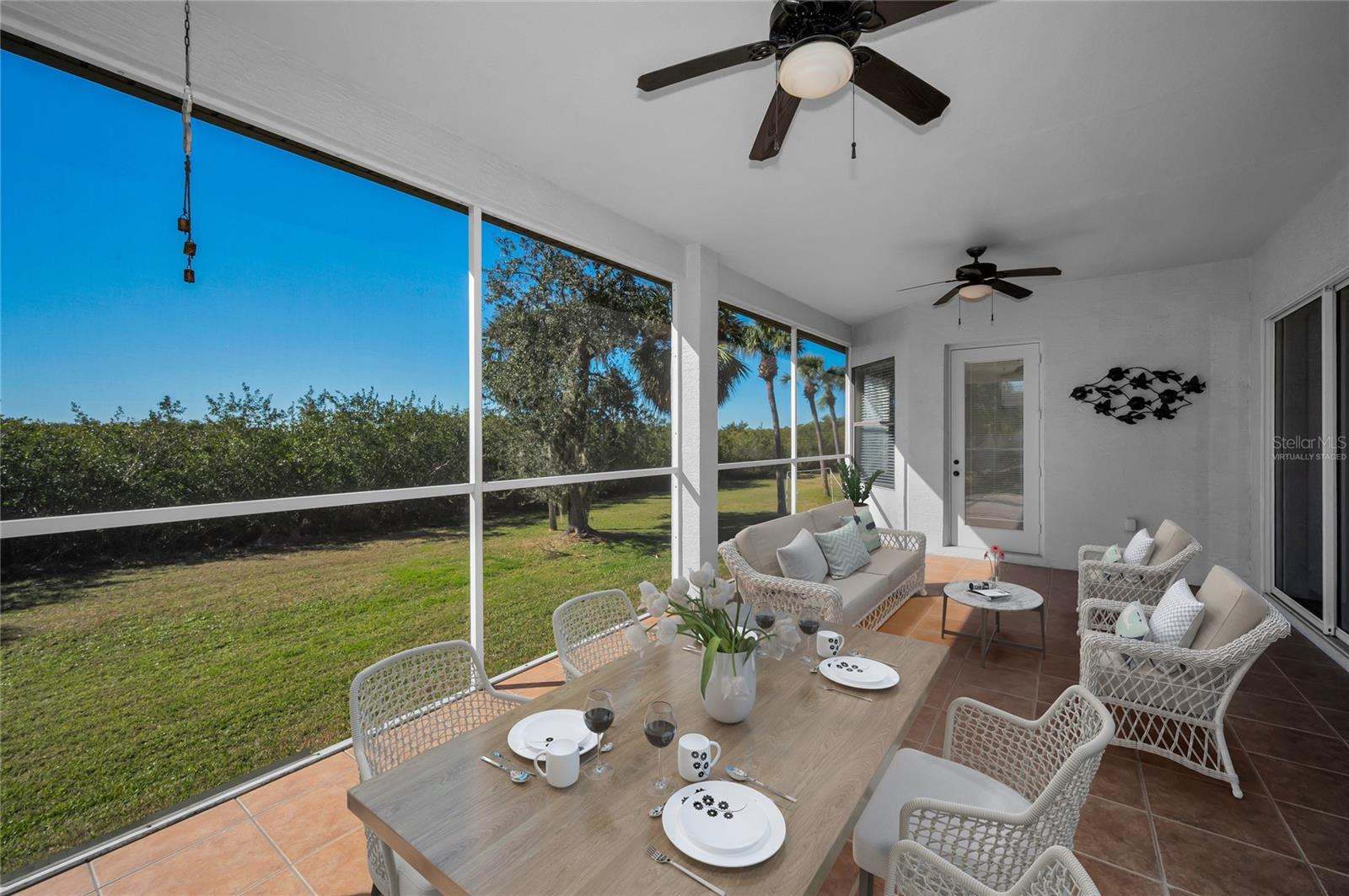 Lanai/ Backyard - Virtually Staged