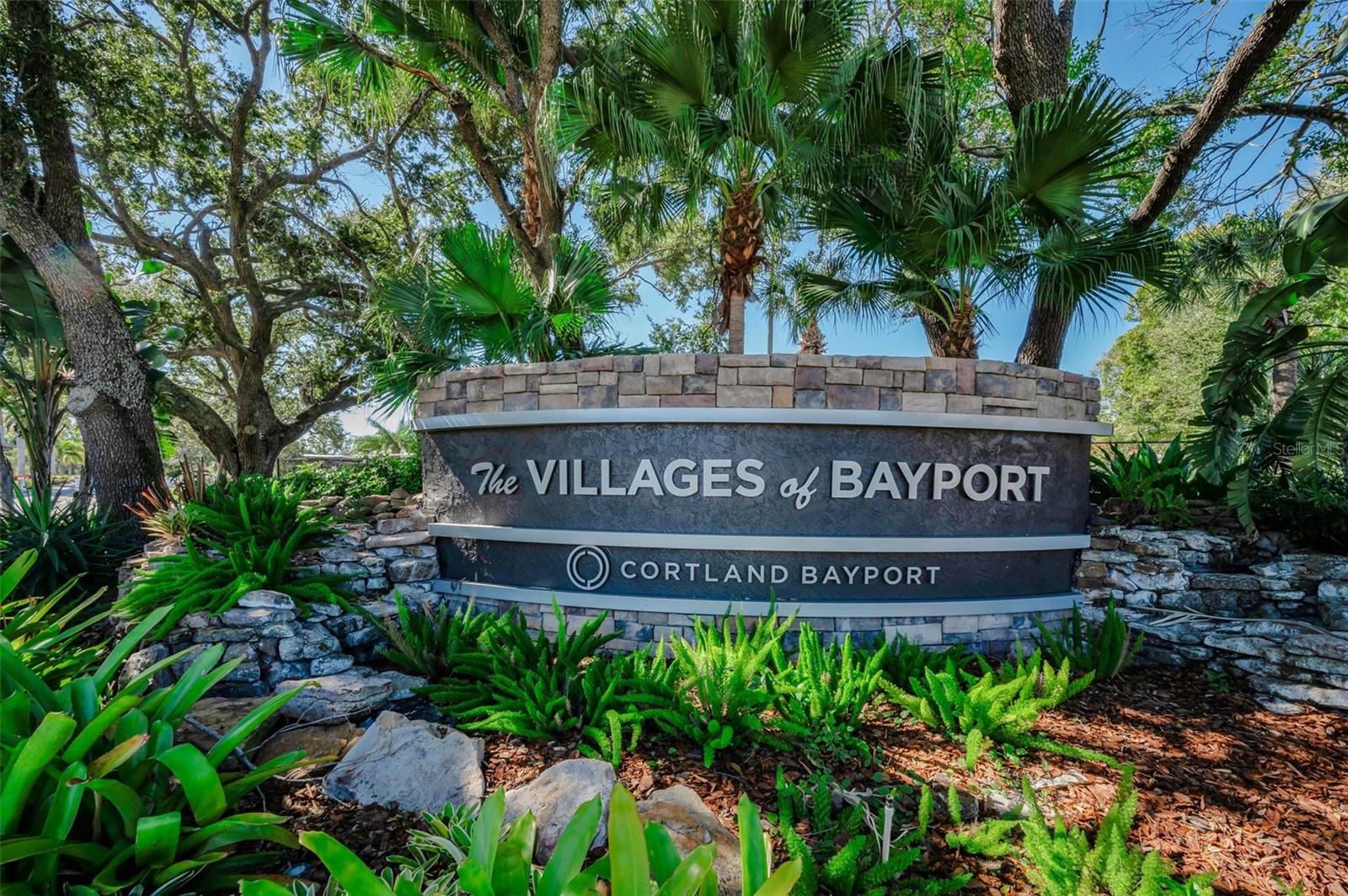 Villages of Bayport Entrance