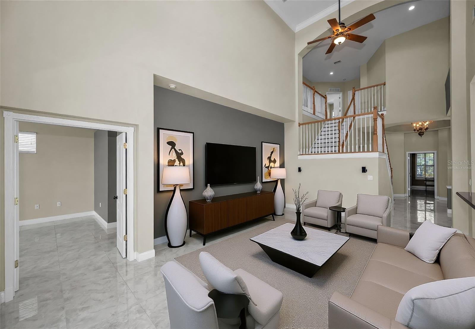 Living Room - Virtually Staged