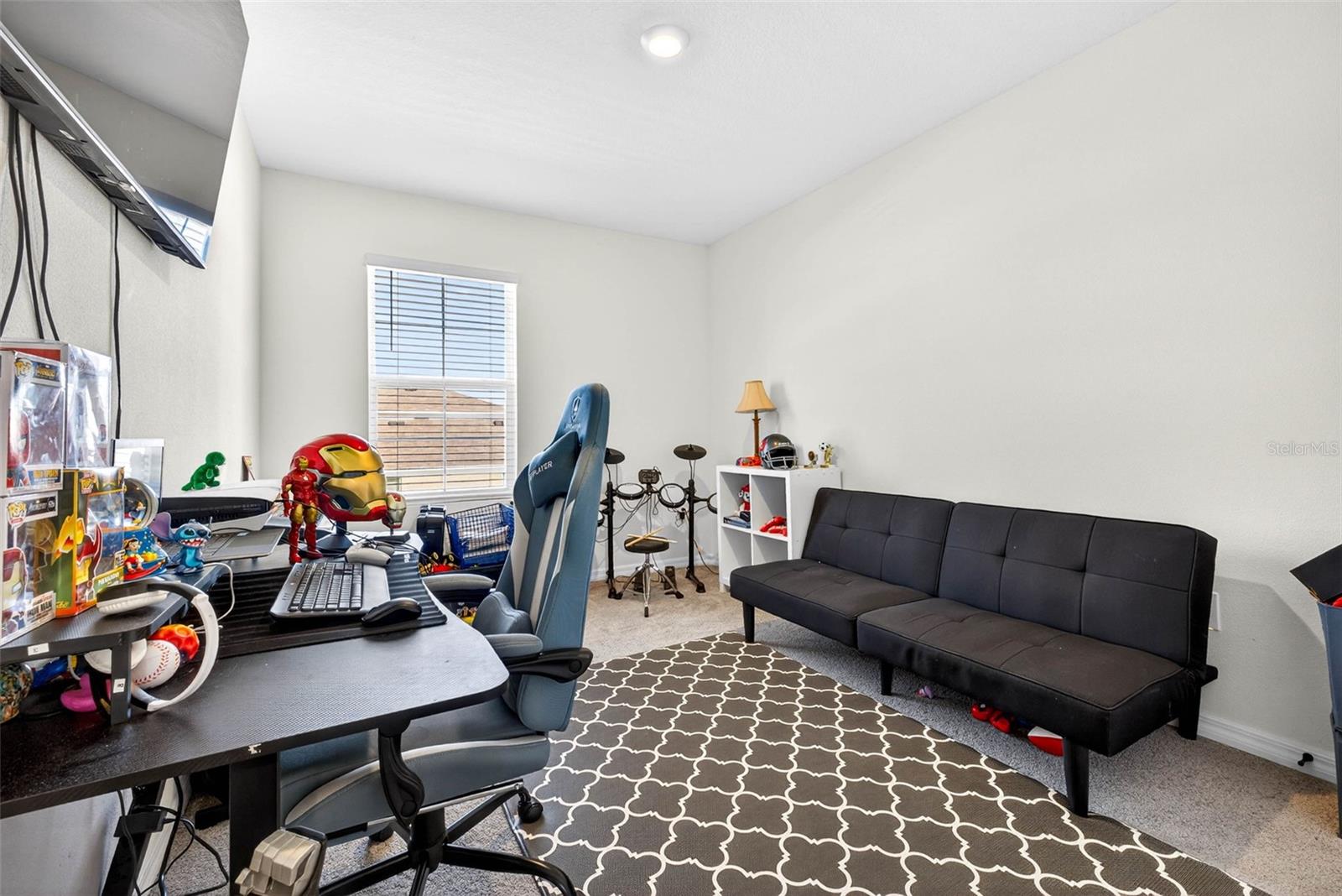 Bedroom 2 fits futon, gaming area, and room for your band!