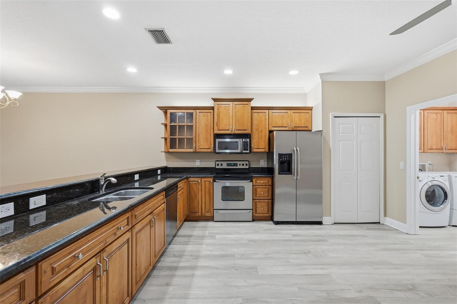 Large kitchen with plenty of storage