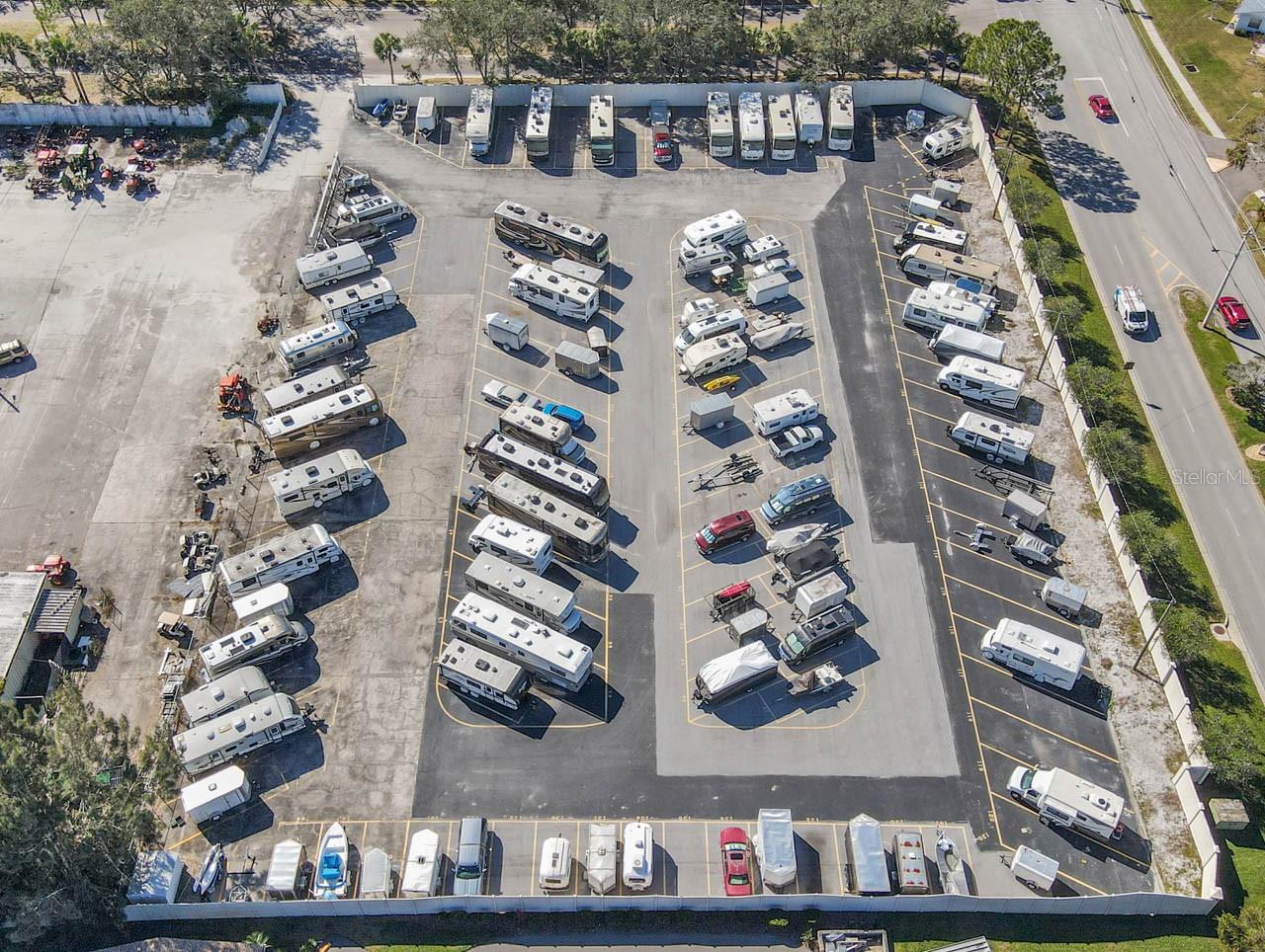 RV storage lot