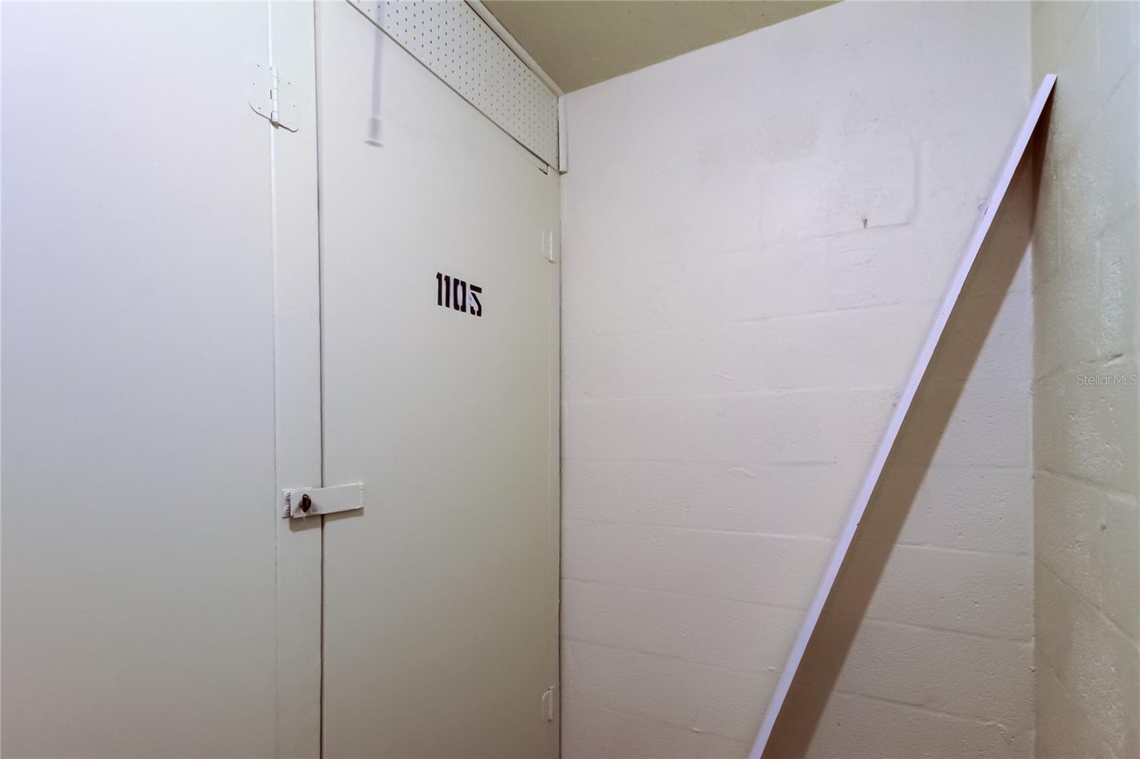 Your Personal Storage Closet is located in the Laundry Room at the end