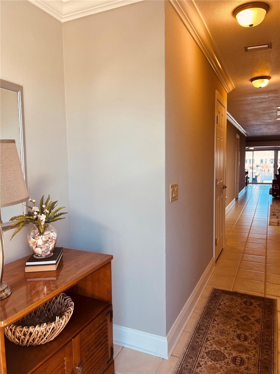 As you step inside your front door entrance, there is this beautiful area to be creative and practical with!