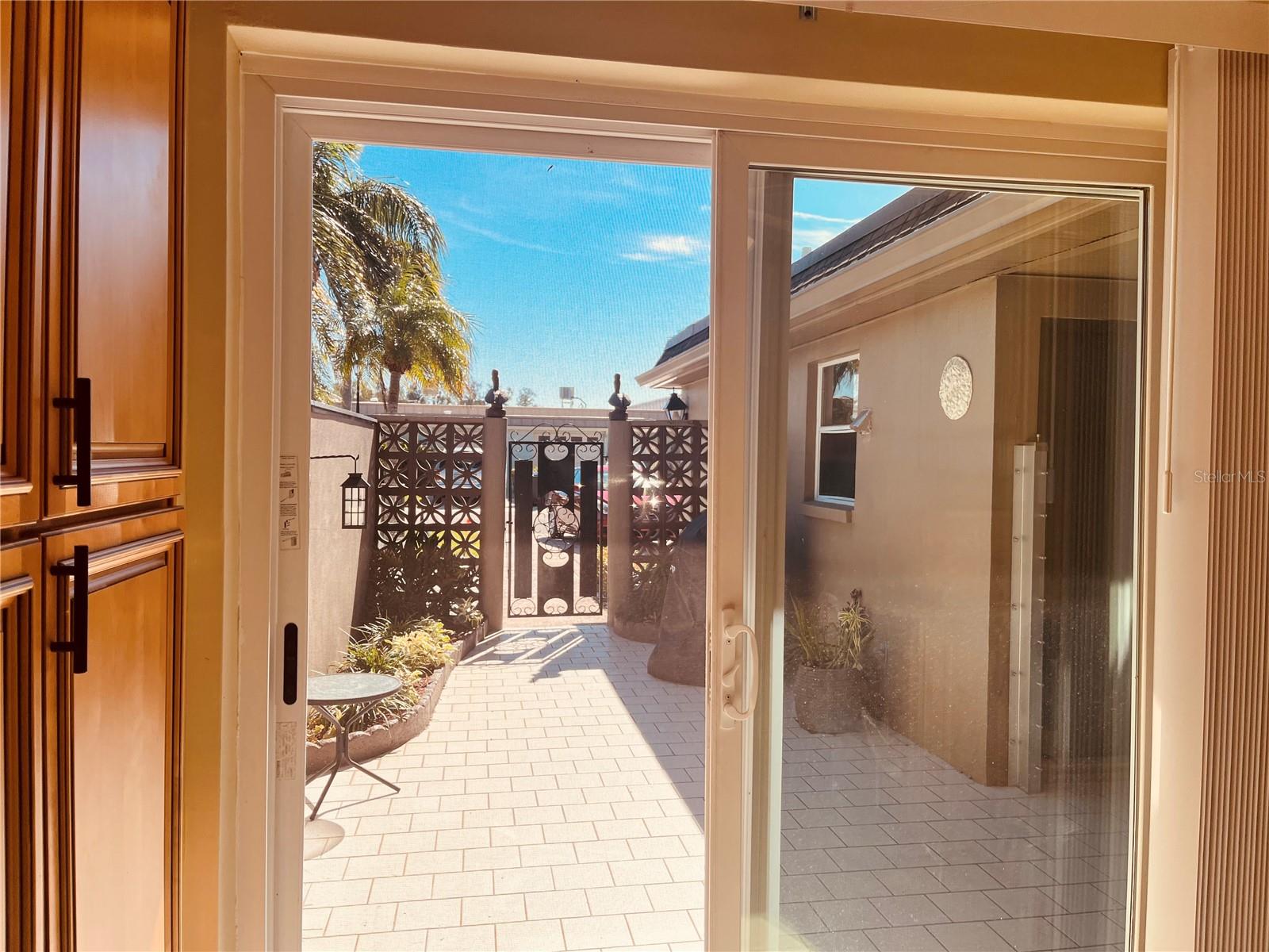 Convenient and let’s in plenty of natural light into your kitchen and easy access to your barbecue grill!