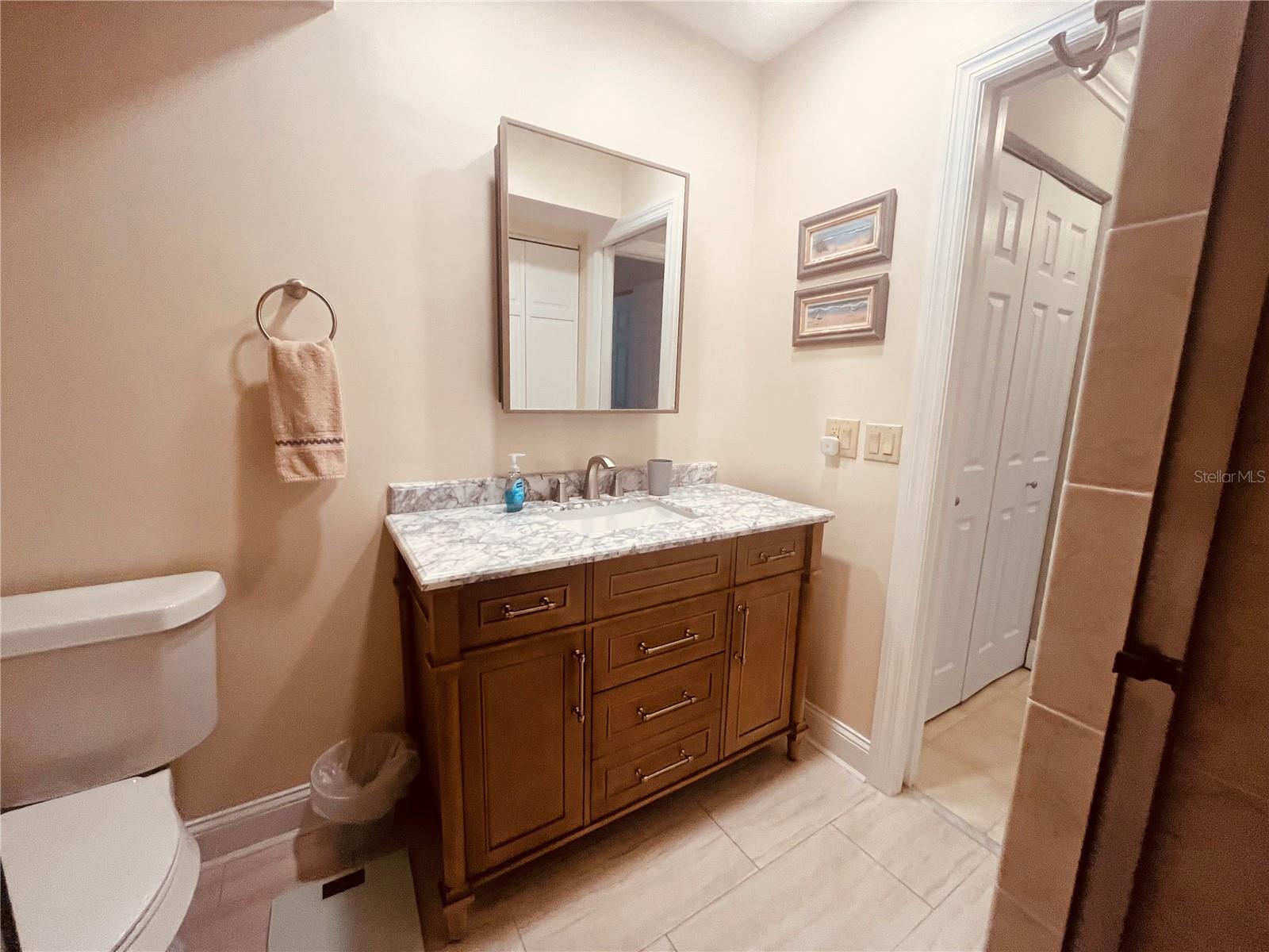 Another view of the second bedroom, full bath!