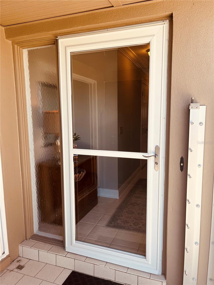 Front door entrance currently!