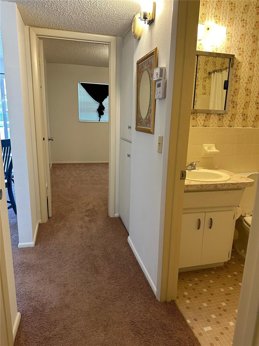 Hallway to Guest bath