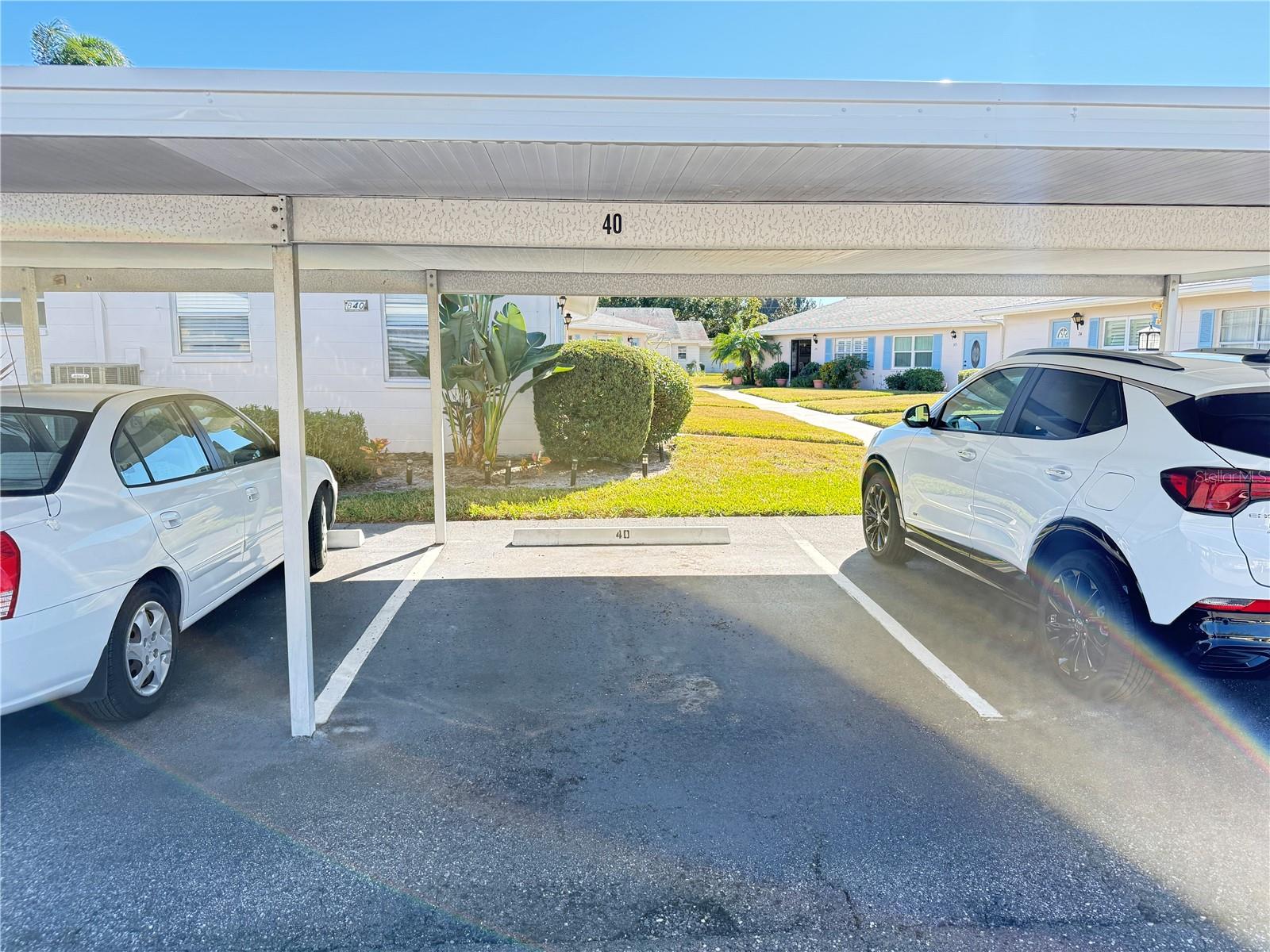 Assigned parking spot very close to B40 entry