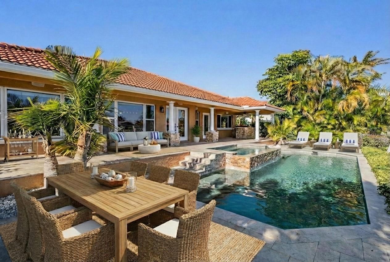 virtually staged furnishings