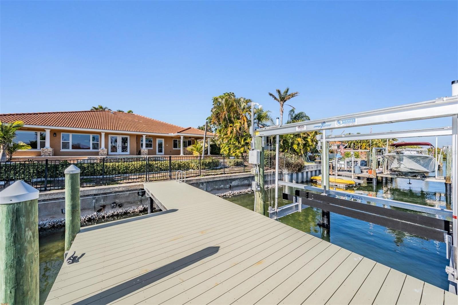 Dock back to house view