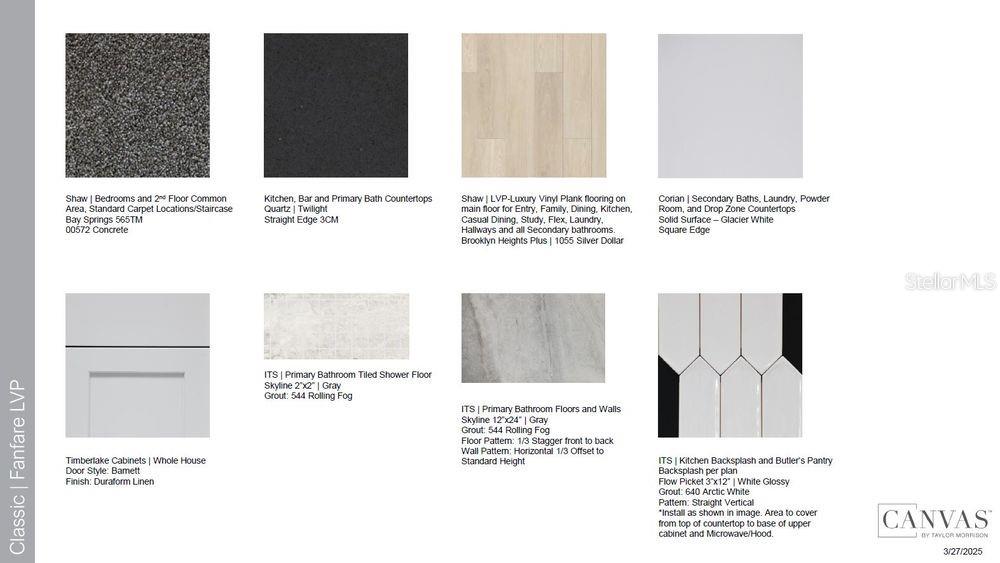 Design Selections - This home is currently under construction - selections are subject to change