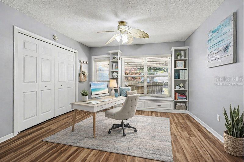 Virtually Staged Family Room