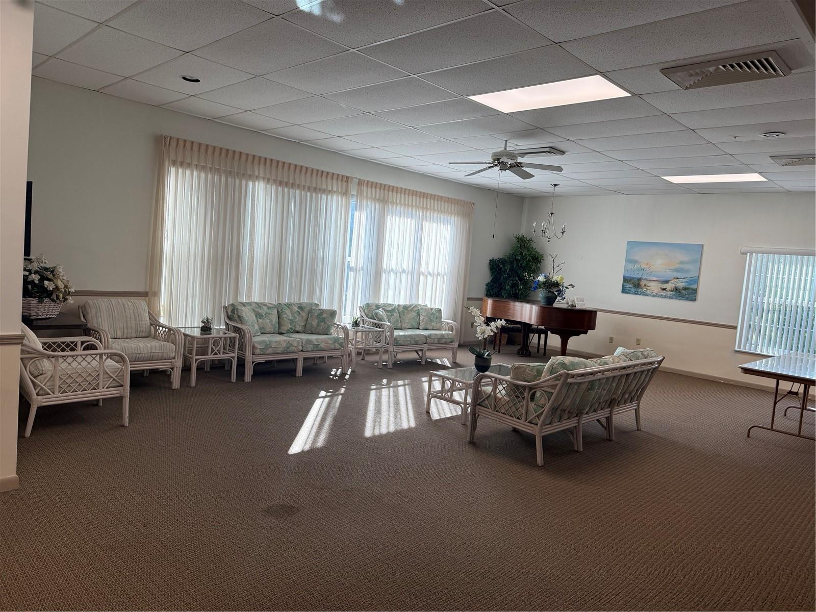 Club house lounge area