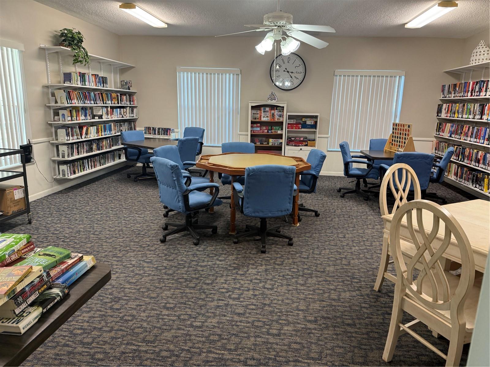 Library and Card Tables