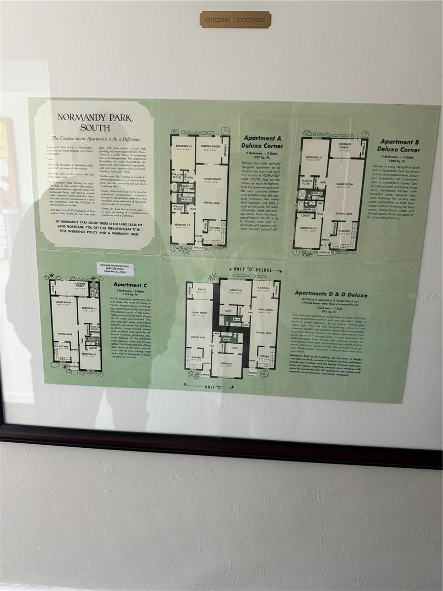 Builders Unit A Floor Plan