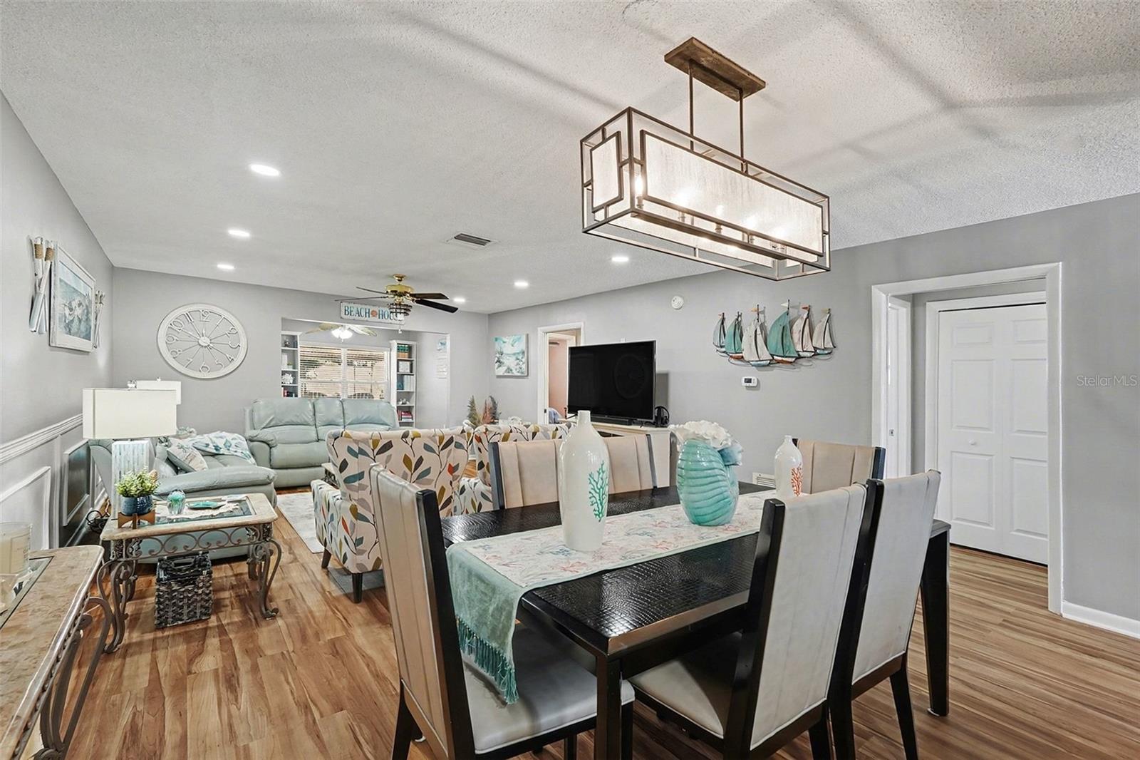 Dining room looking into the Living Room