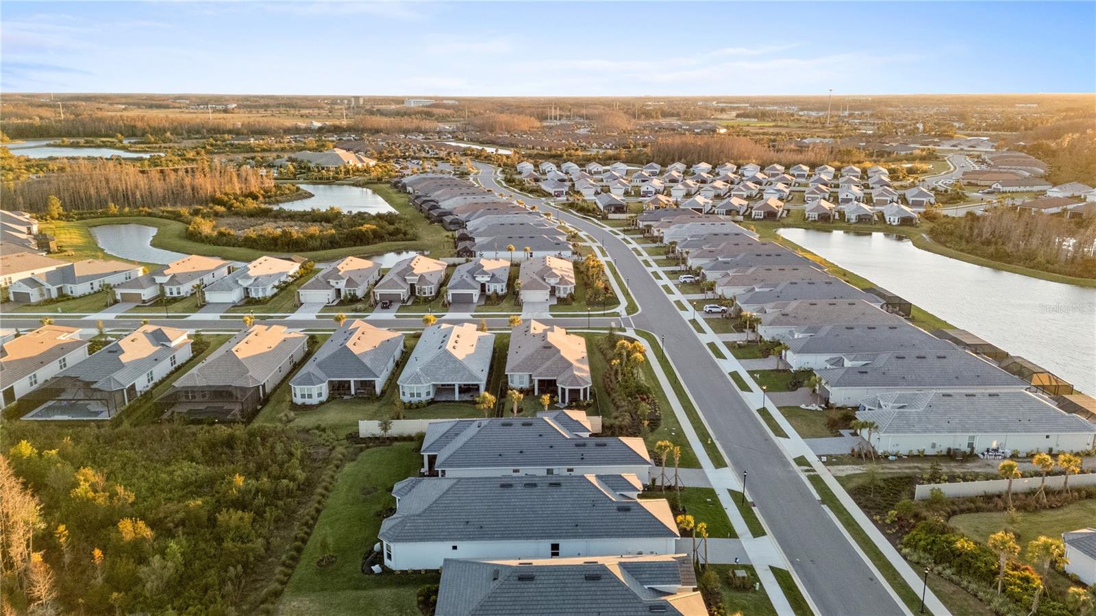 Aerial View of Neighborhood