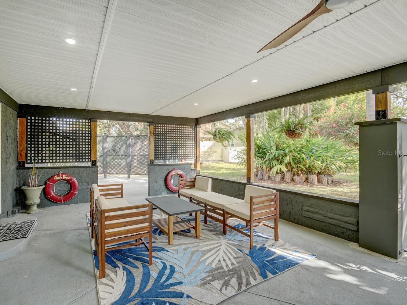 Outdoor Living Area Covered Patio