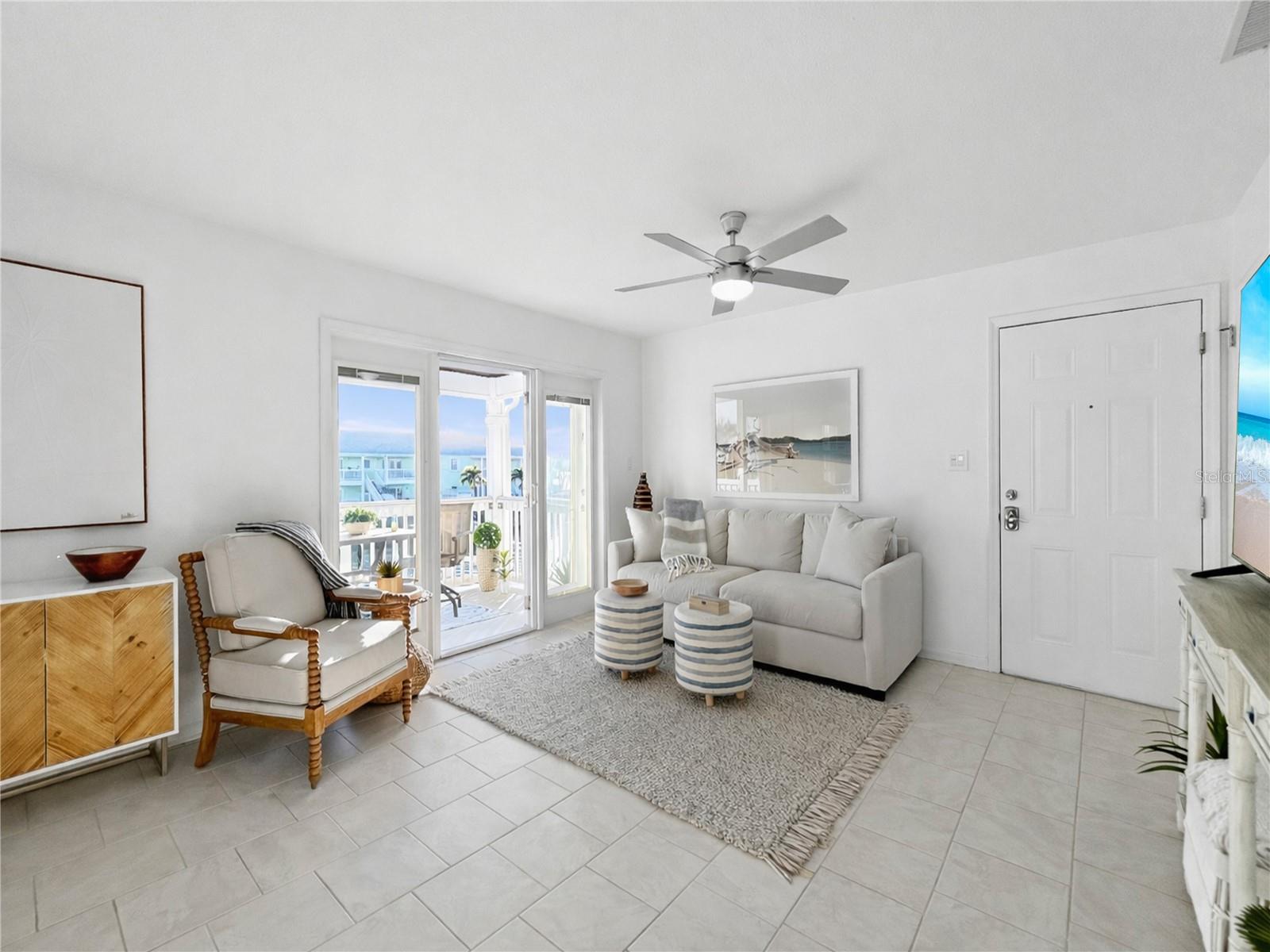 Living Room and Balcony