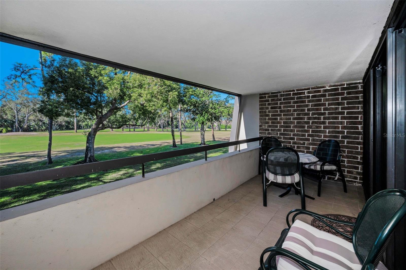 Beautiful golf course view.