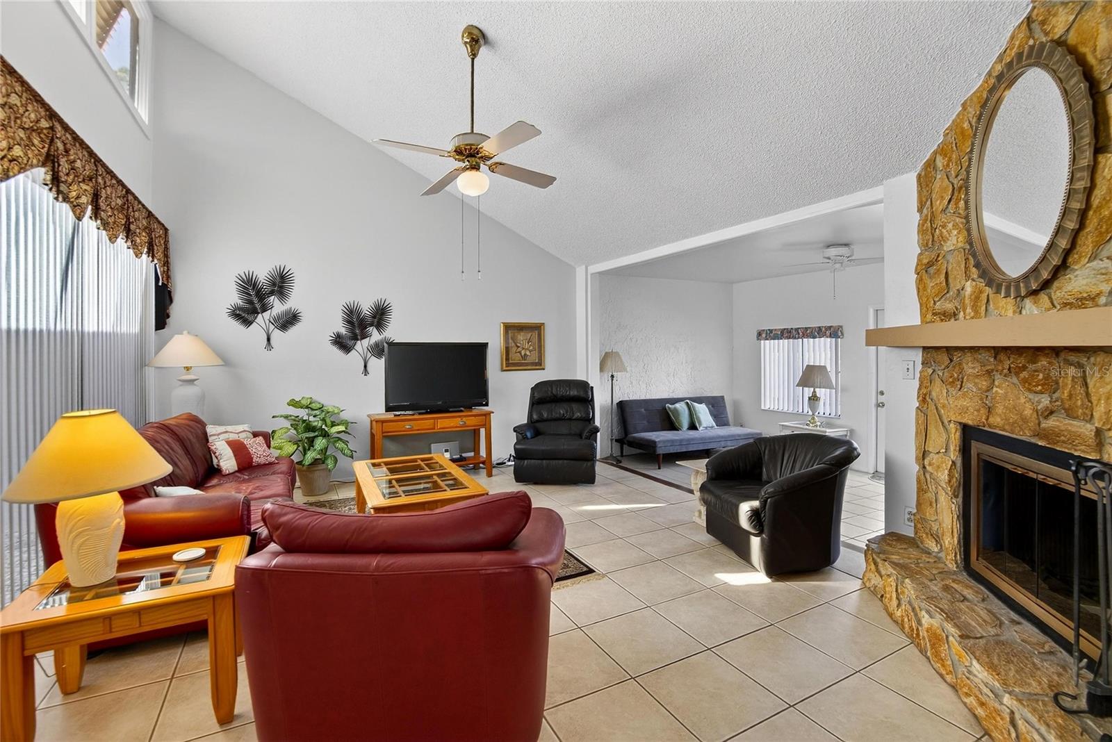 Great Room.  Light and Bright