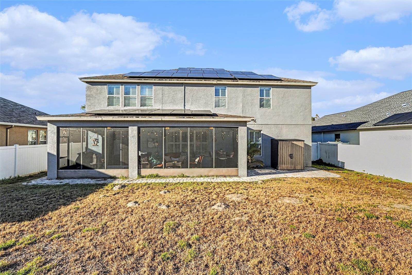 Fenced in Yard and Enclosed Extended Linae