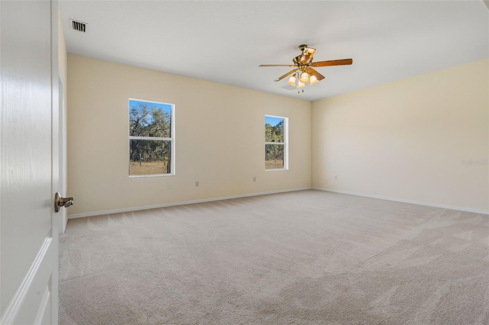 Entry to the Huge Master Bedroom.