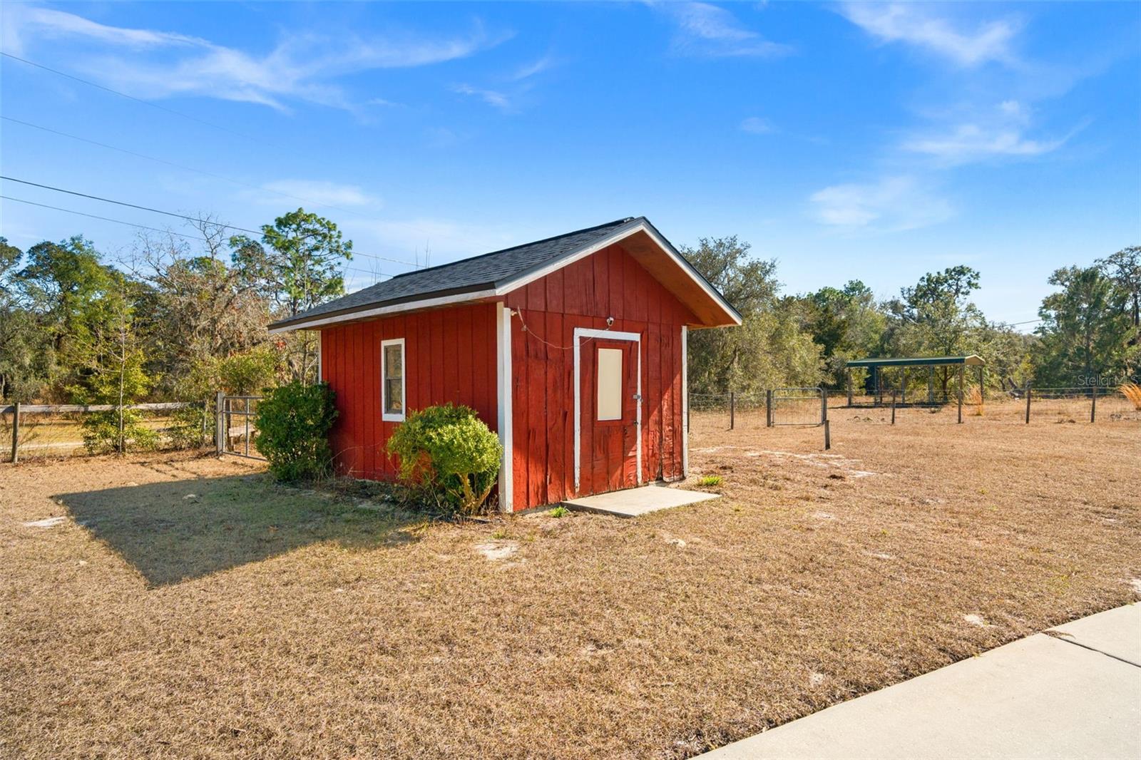 Cute Red Shed
