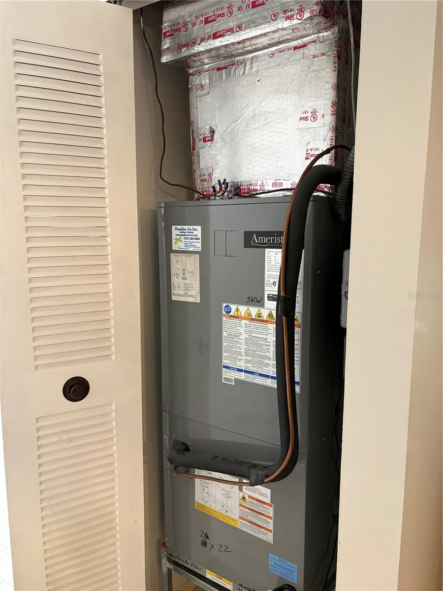 A/C IN HALLWAY CLOSET