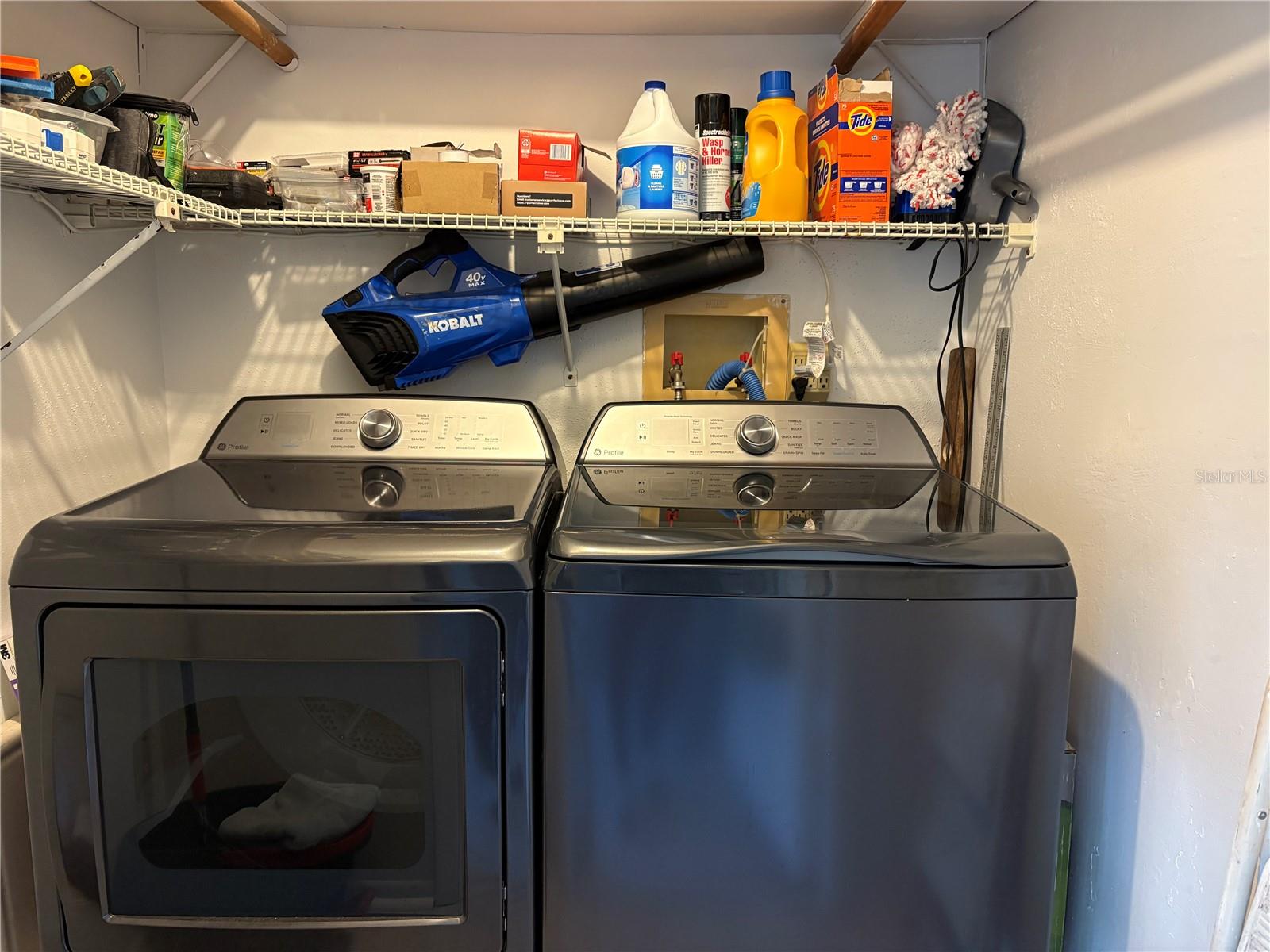 WASHER/DRYER IN UTILITY CLOSET ON BALCONY