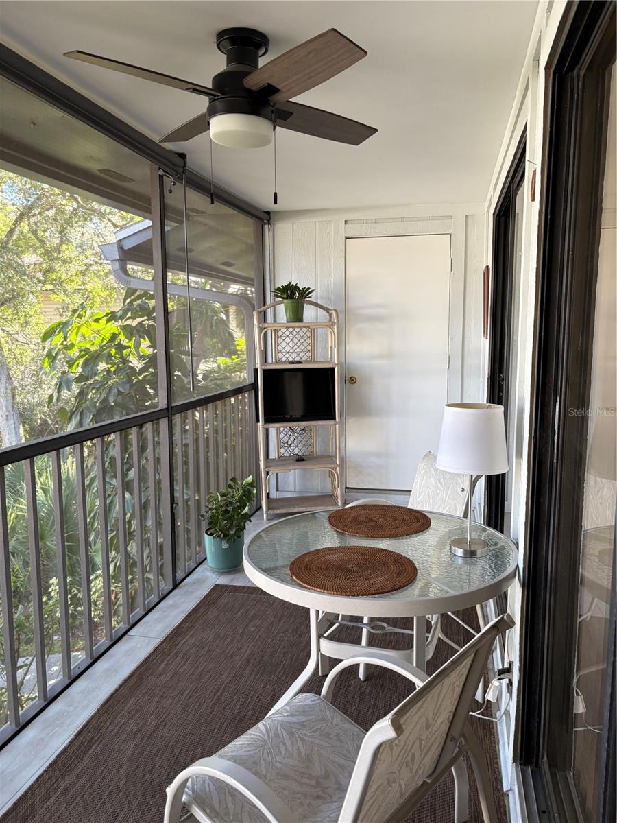 INSIDE PATIO WITH STORAGE