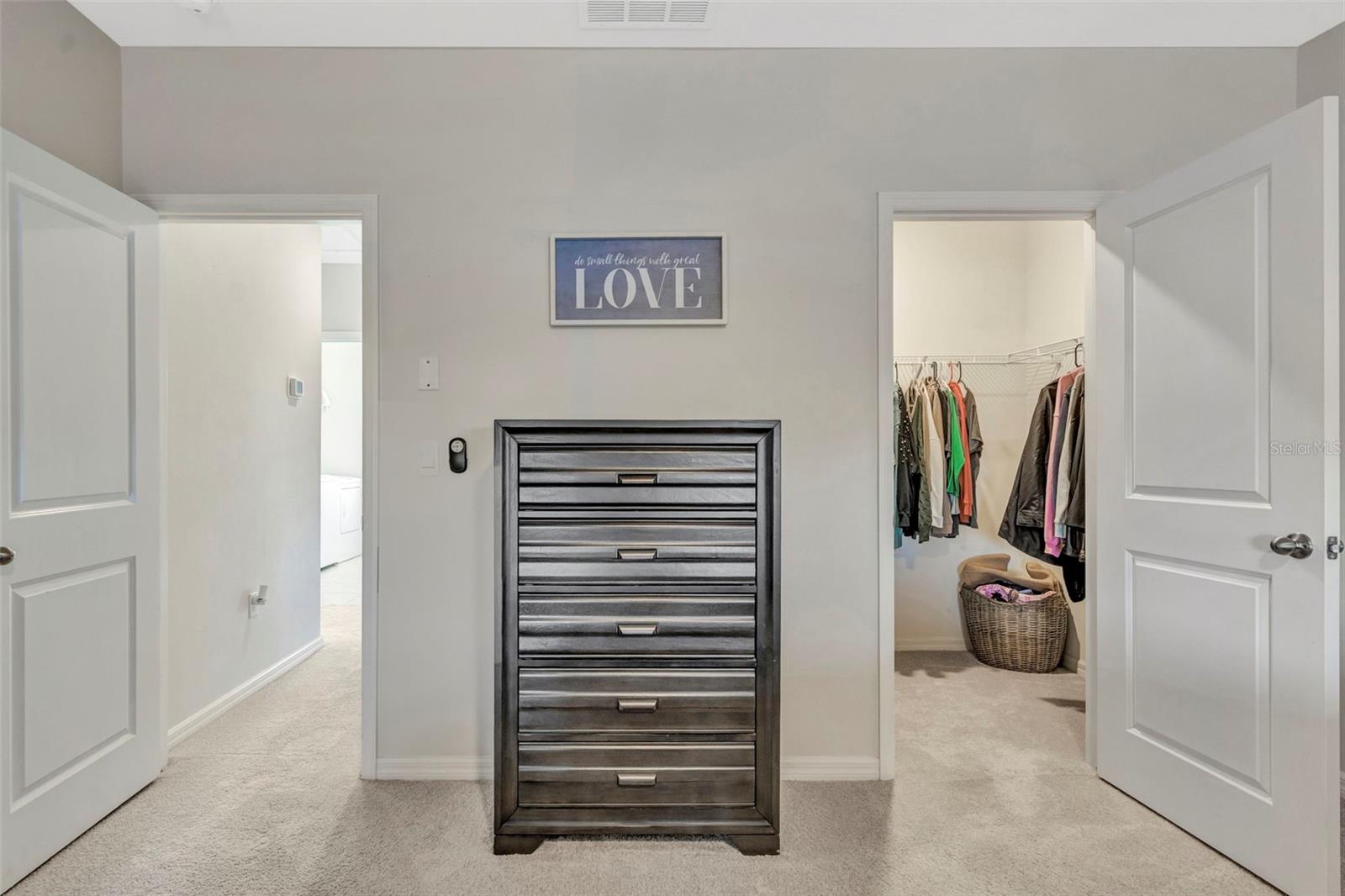 2 of 2 primary walk in closets