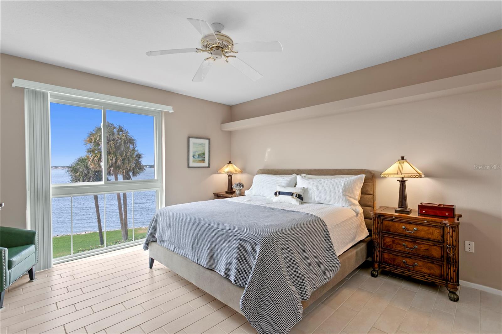 Primary Bedroom with Water Views