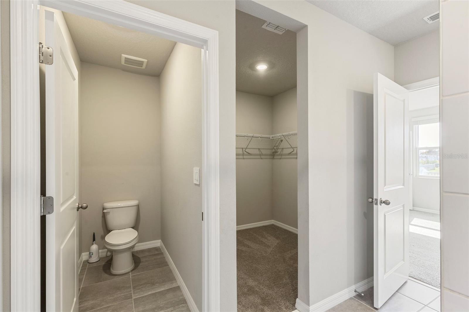 separate toilet room