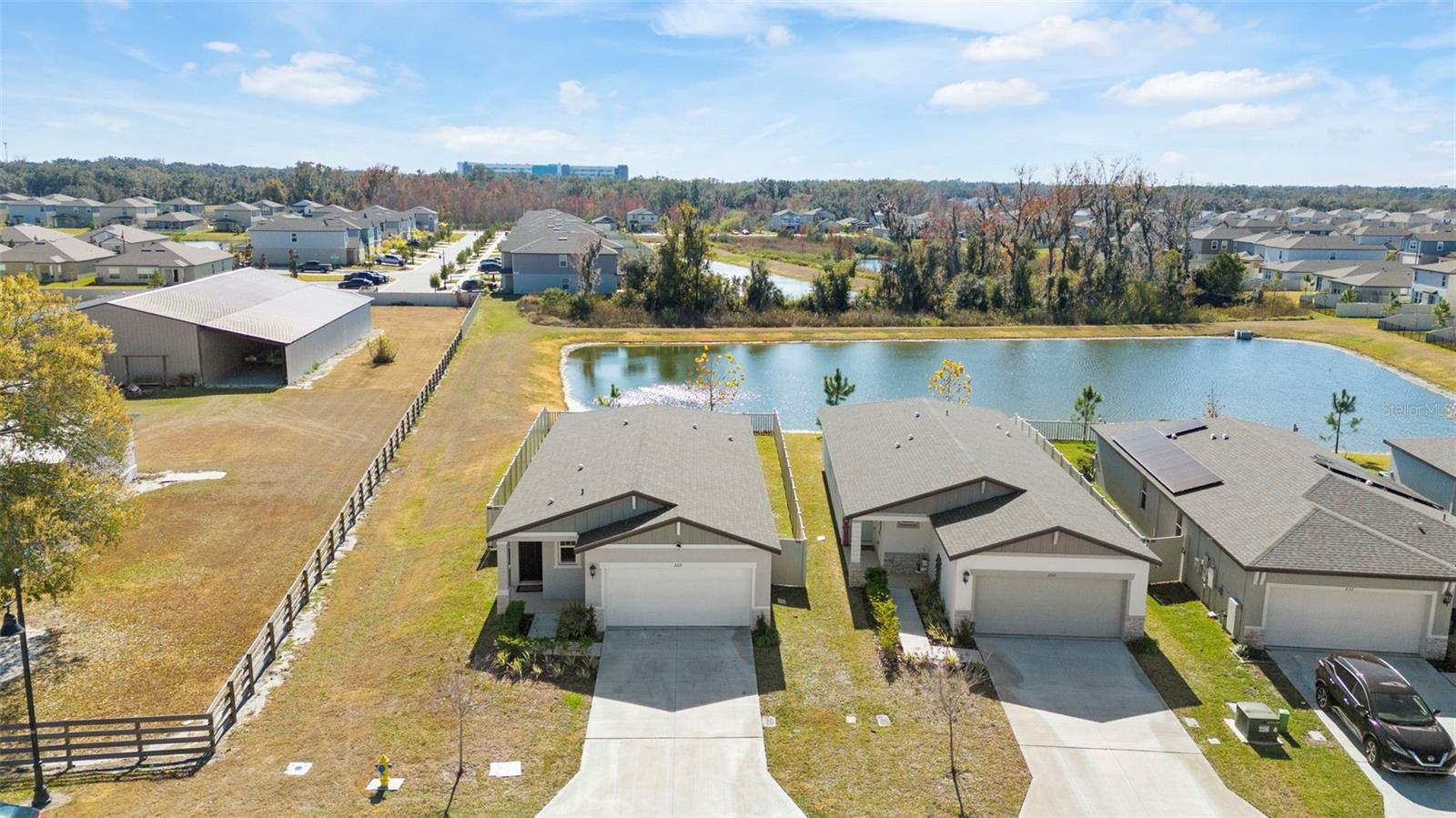 side room and extra large lot