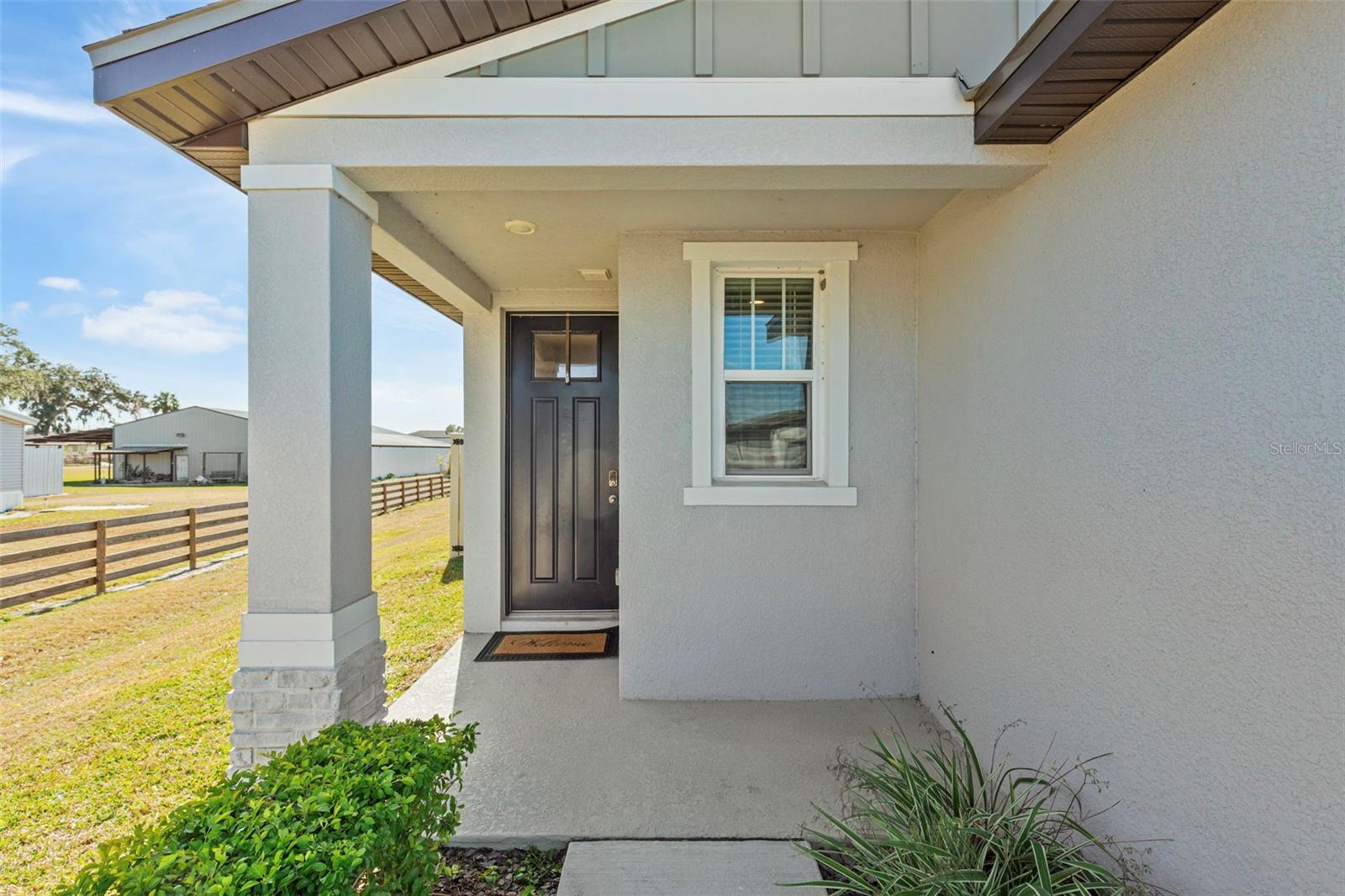 cute front porch entry