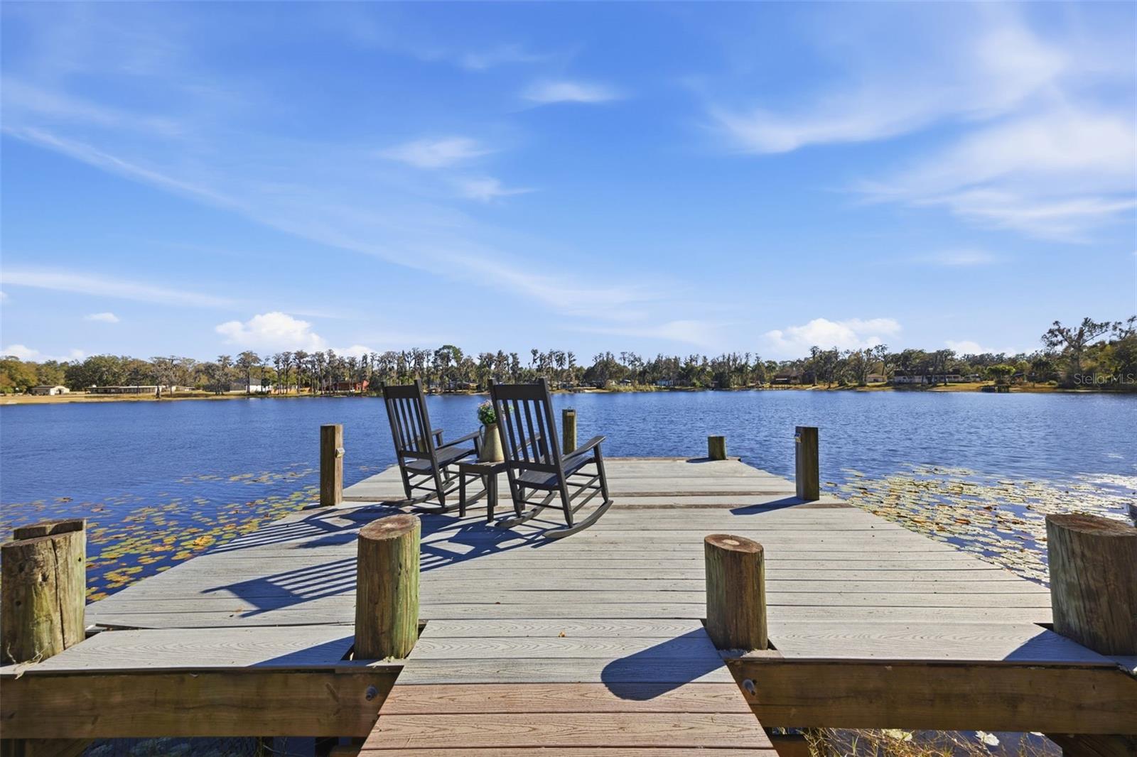 Relaxing views on the dock