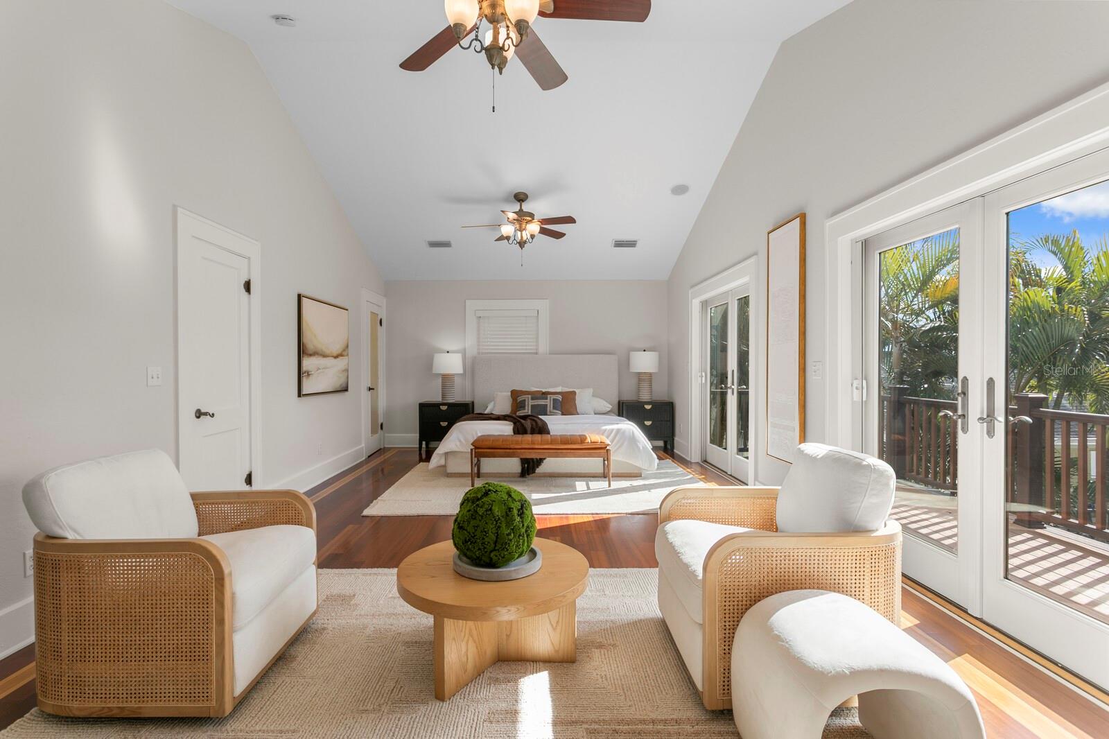 Expansive Primary suite on second floor