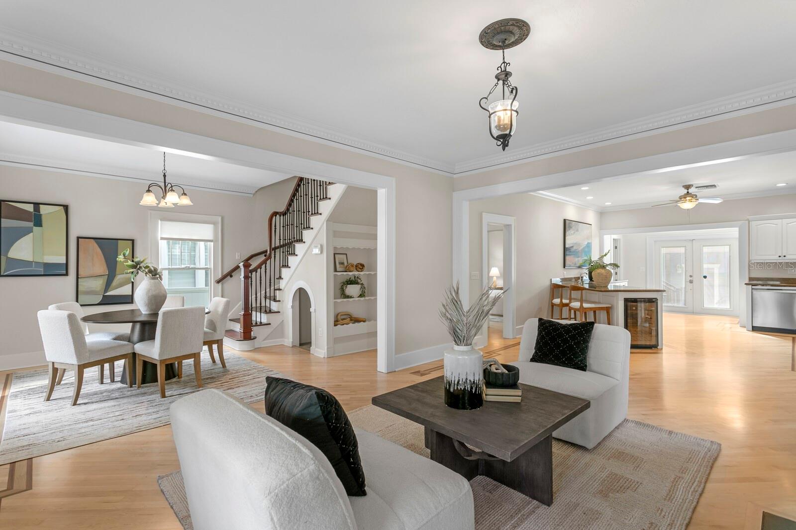 Large open floor-plan