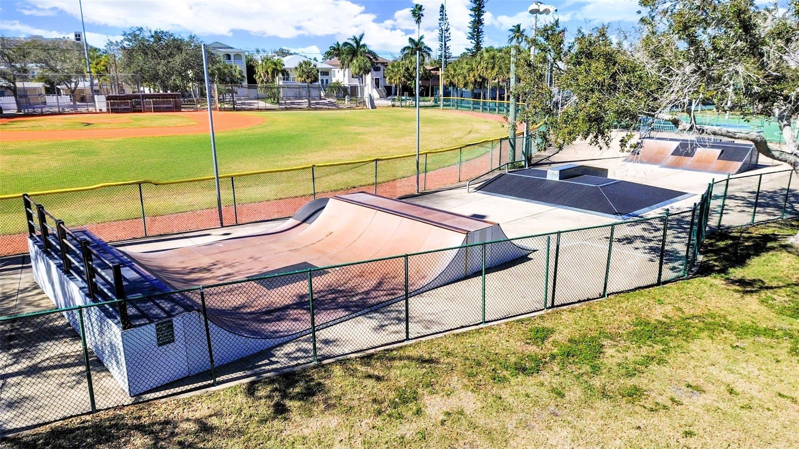 Kolb Park - Skate board ramps
